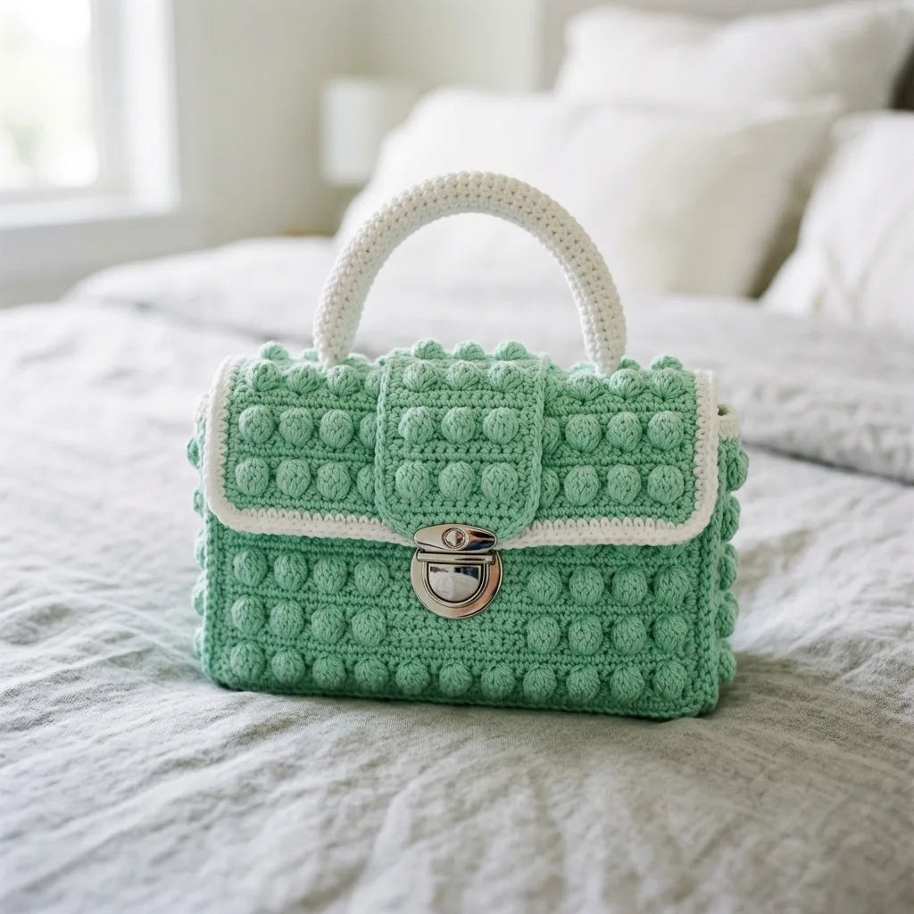 Mint Green Spring Purse Crochet Pattern