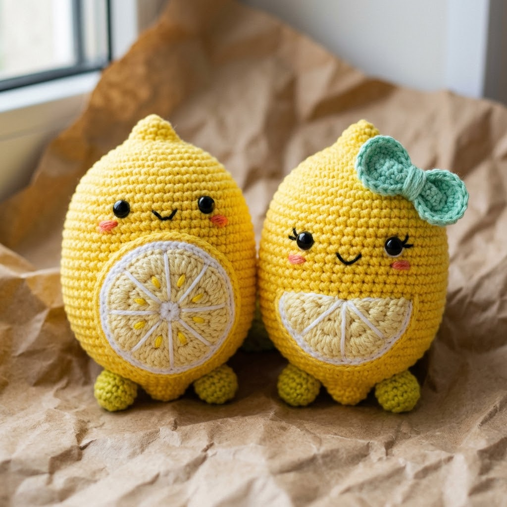 Sunny Lemon Couple Amigurumi